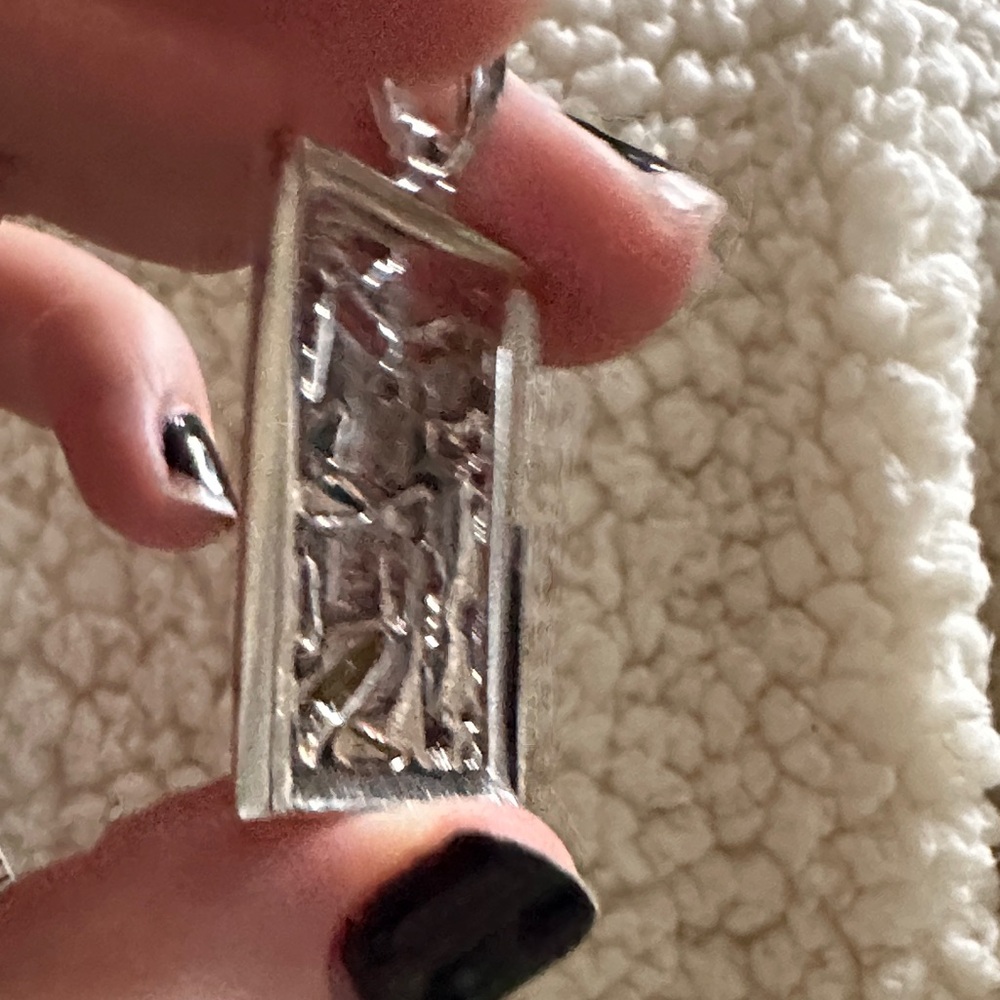 Lia Sophia Galileo Silver-Tone Slide Pendant with multicolored stones & crystals - Picture 6 of 10